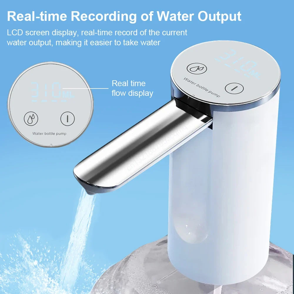 Electric Foldable Water Dispenser Pump – Rechargeable 19L
