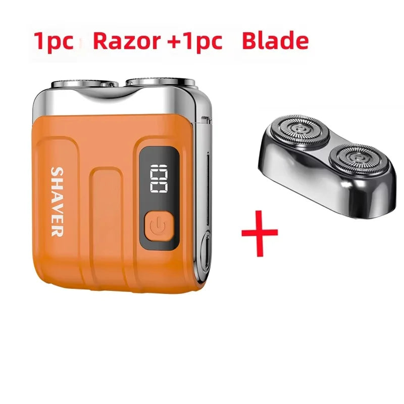 R-18 Mini Portable Electric Shaver – IPX7, LED, Type-C USB