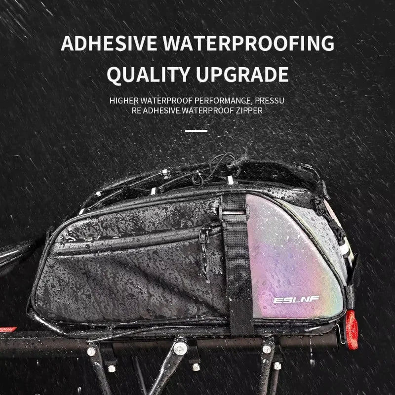 ESLNF Large Capacity Bike Rear Rack Bag – Rainproof Pannier