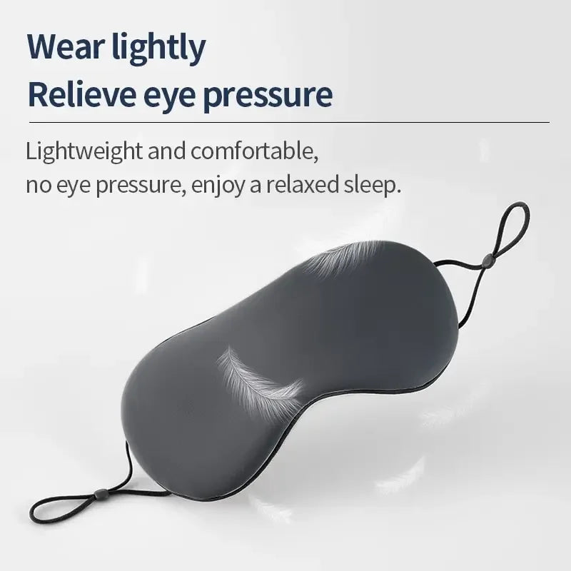Korean Ice Silk Sleep Mask – Dual Use, Adjustable, Light Blocking