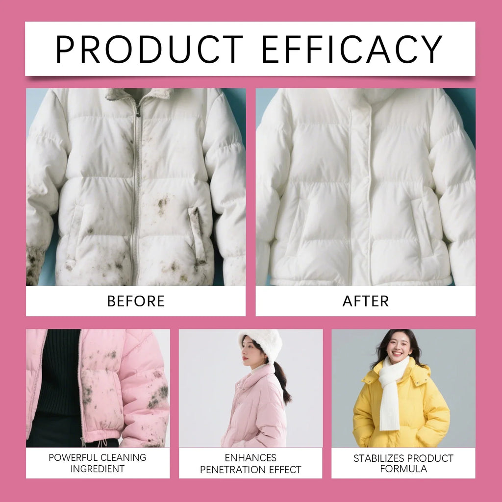 JAKEHOE Down Jacket Dry Cleaning Spray | Stain & Odor Remover
