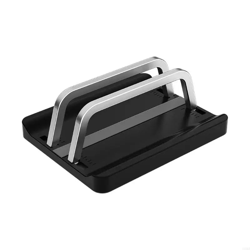 Vertical Laptop Stand – Metal Desk Holder 1/2/3 Slot Space Saver