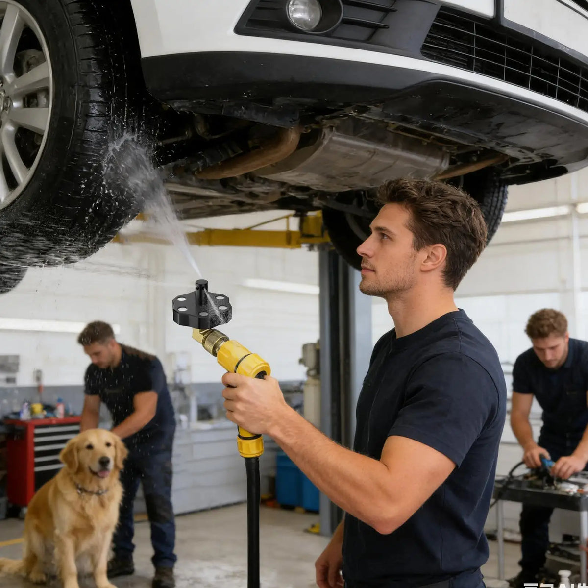 P3 High-Pressure Chassis Flusher – Undercarriage Cleaner