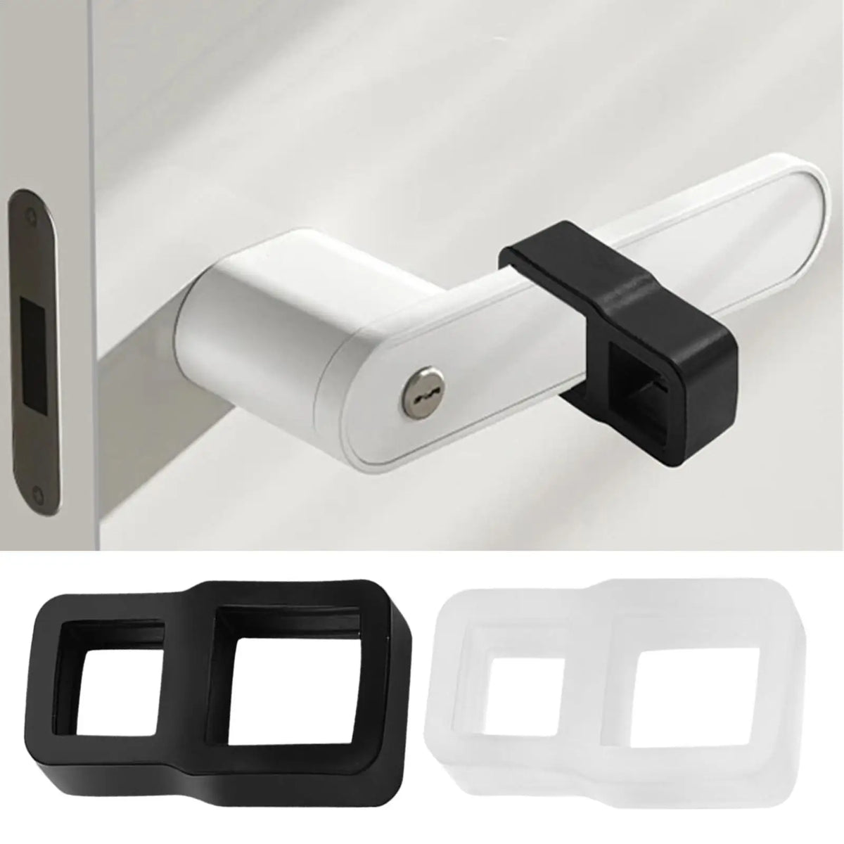 Silicone Door Knob Wall Protector – No-Drill Door Stopper