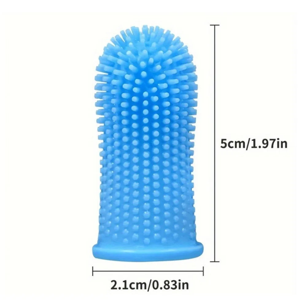 Silicone Finger Toothbrush for Dogs & Cats – Nontoxic