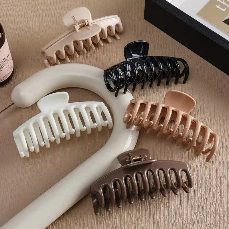 Soft Silicone Hair Claw Clip – Waterproof Crab Barrette