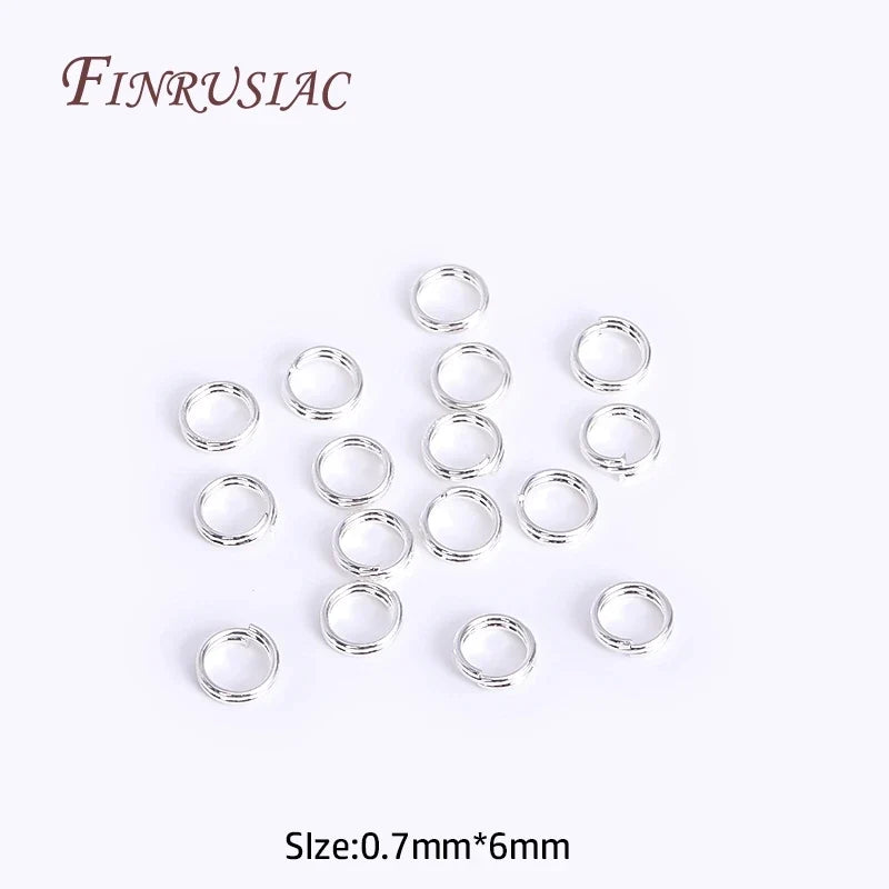 100Pcs 18K Gold Plated Brass Double Loop Jump Rings | DIY
