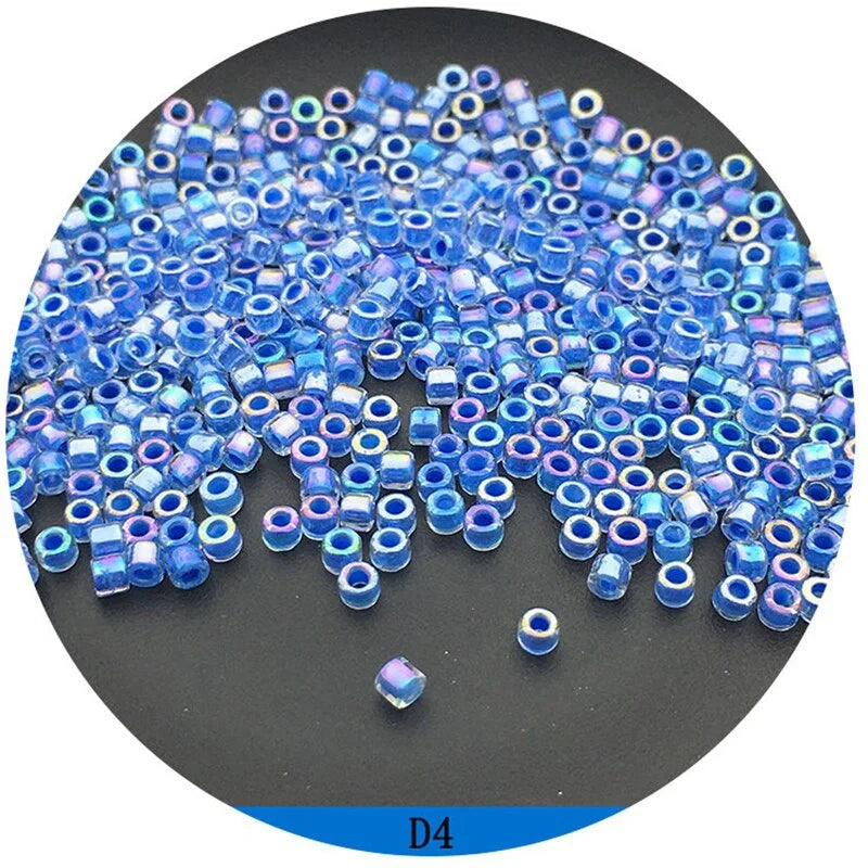 Miyuki Delica 2mm Glass Beads 500Pcs – 18 Colors for DIY