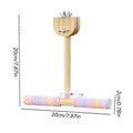 Bird Swing Perch Toy – Rotating Chew Design for Parrots