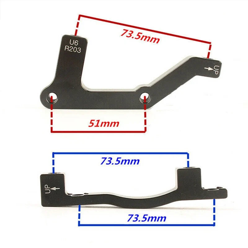BUCKLOS 180/203mm IS to PM Disc Brake Adapter – Aluminum