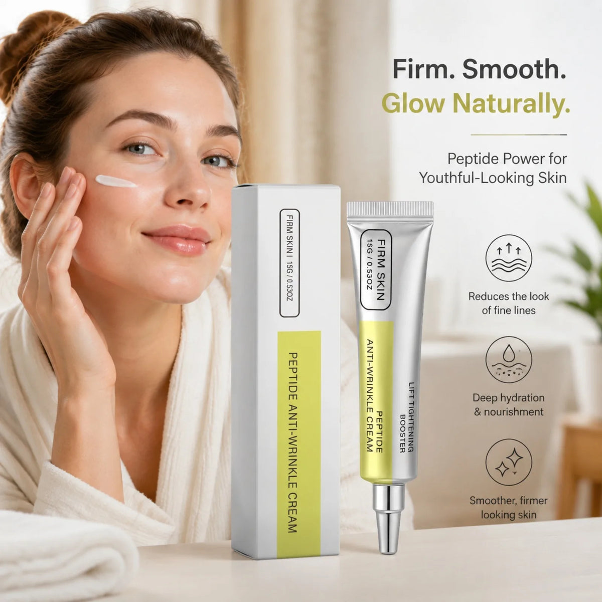 Peptide Retinol Face Cream – Firming Hydrating Moisturizer