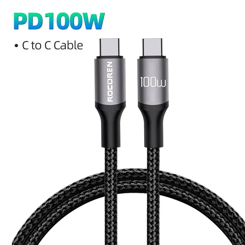 Rocoren 240W USB-C Cable PD 3.1 Fast Charging 2M/3M