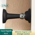No-Drill Silicone Door Stopper – Suction Floor & Wall Guard