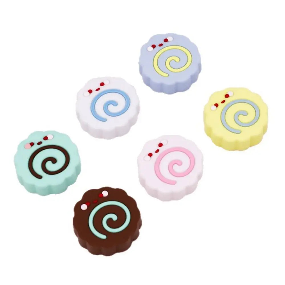 4Pcs Silicone Joystick Caps Cat Paw Star Thumb Grip Tamagotchi