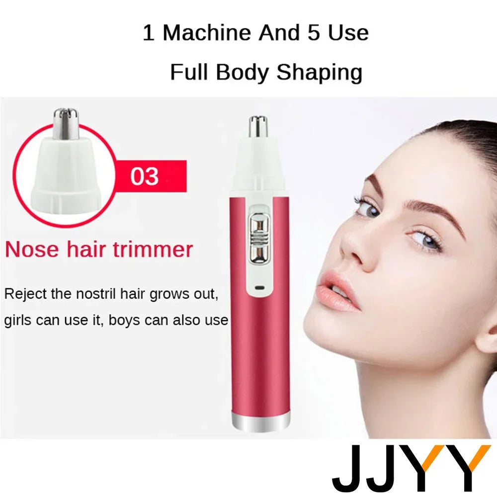 STONEGO 5-in-1 Rechargeable Women's Electric Shaver & Trimmer