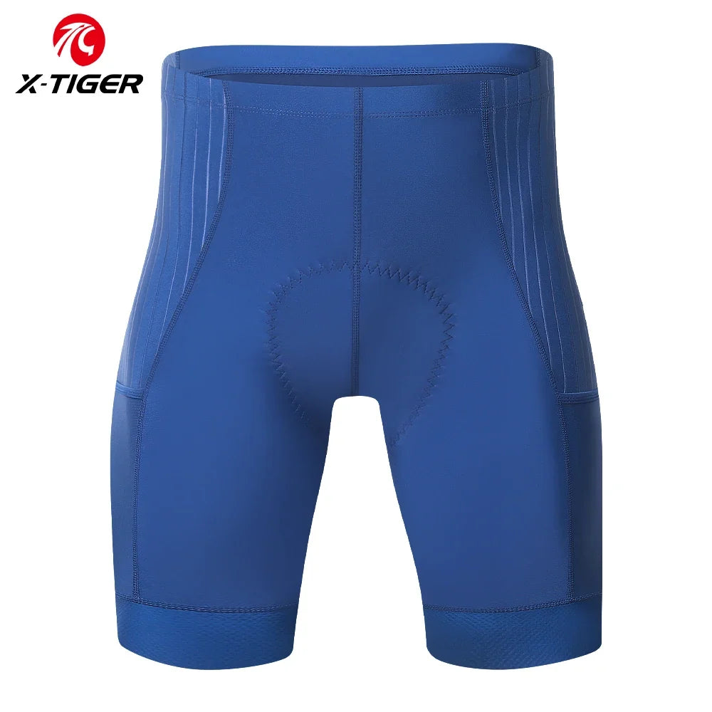 X-TIGER Men's Cushioned Cycling Shorts – MTB & Road Bike