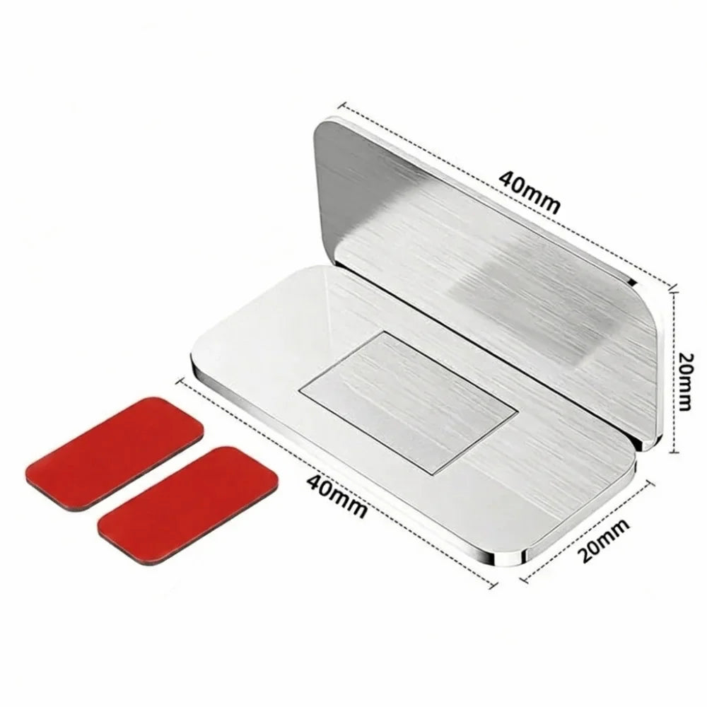 Magnetic Cabinet Door Catch – No-Drill Self-Adhesive Latch
