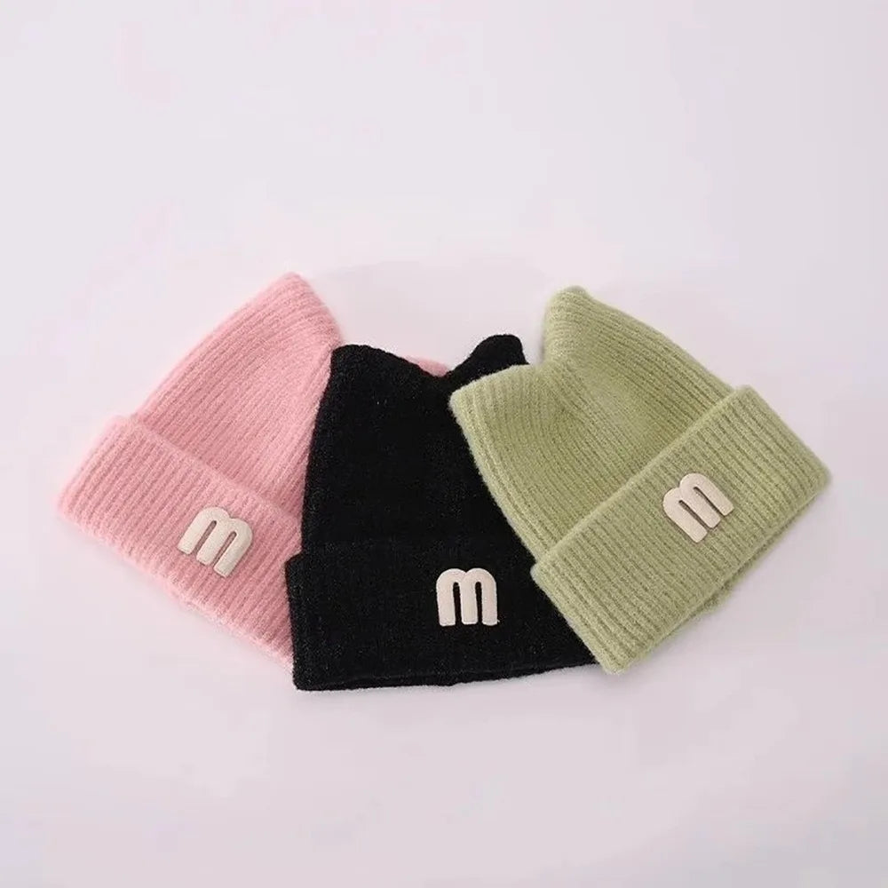 Toddler Knit Beanie Hat – Winter Ear Protection Cap for 1–3Y