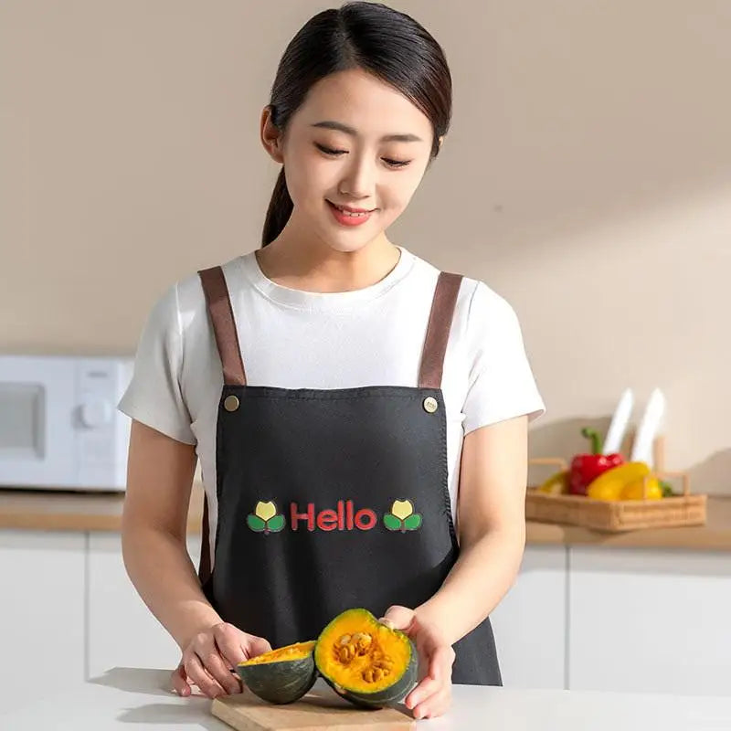 Waterproof Kitchen Apron with Pockets – Men & Women