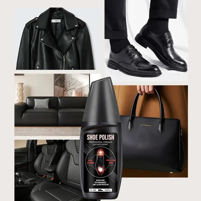 Pro-Grade Leather Shoe Polish & Conditioner – Mirror Shine
