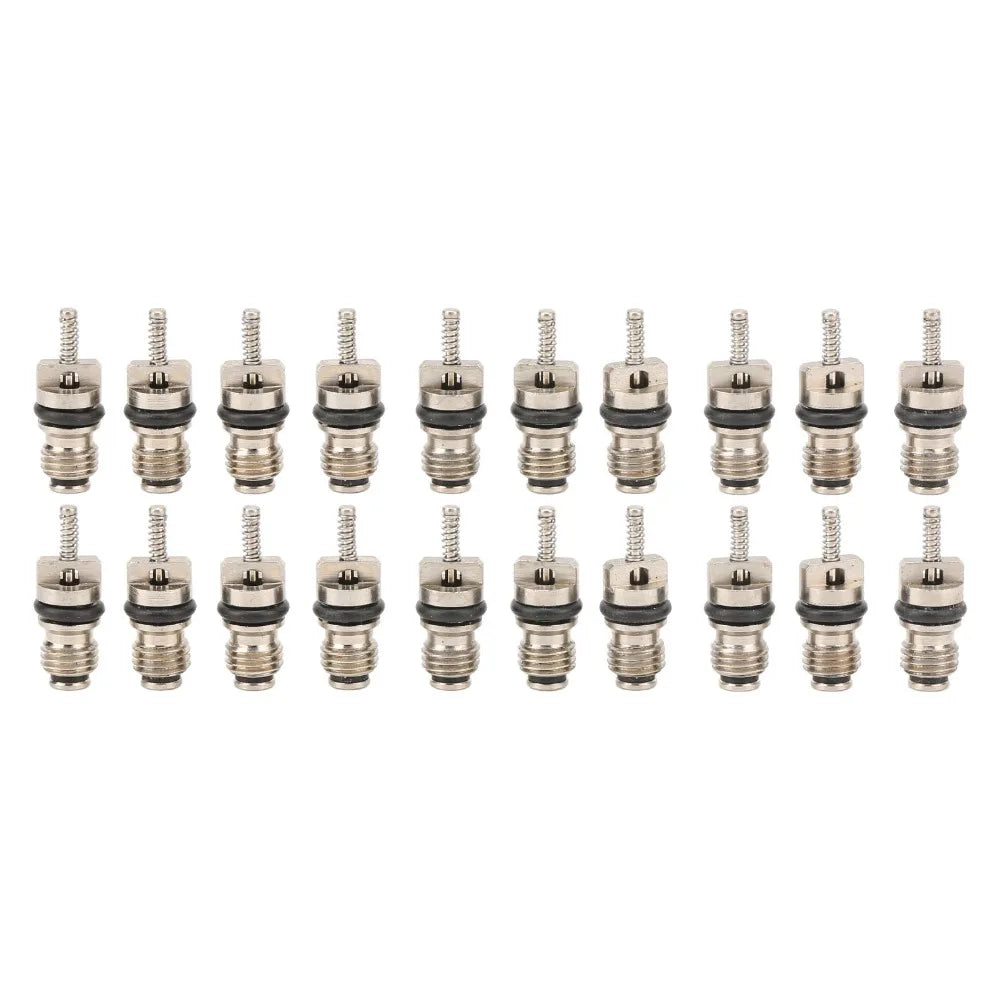 20PCS Car A/C Schrader Valve Core Set – Multi-Size Universal Kit