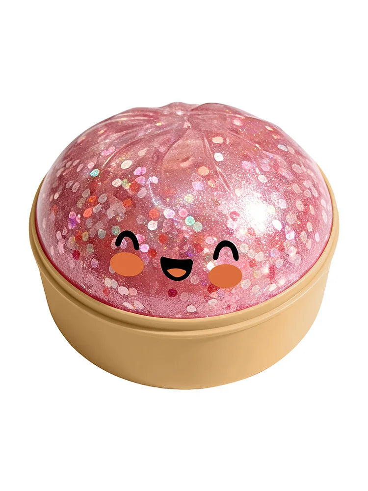 Steamer Bun Squishy Slow Rising Squeeze Toy | Desk Ornament