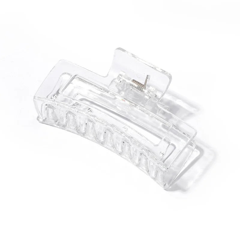 Large Acrylic Hair Claw Clip – Korean Geometric Barrette
