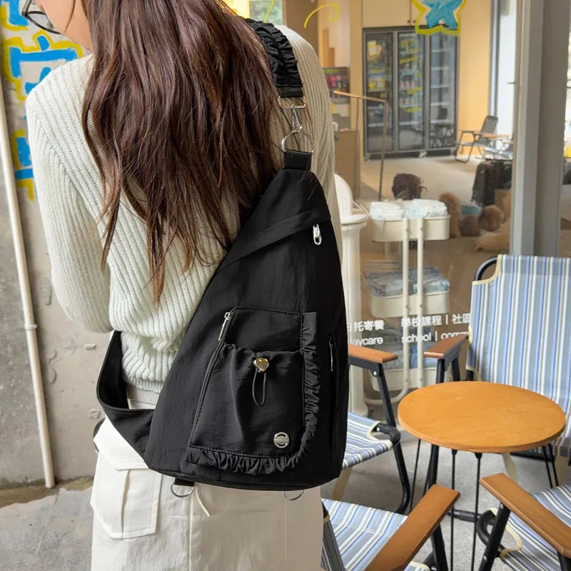 Nixie Outdoor Crossbody Chest Pack – Large-Capacity Cycling Bag