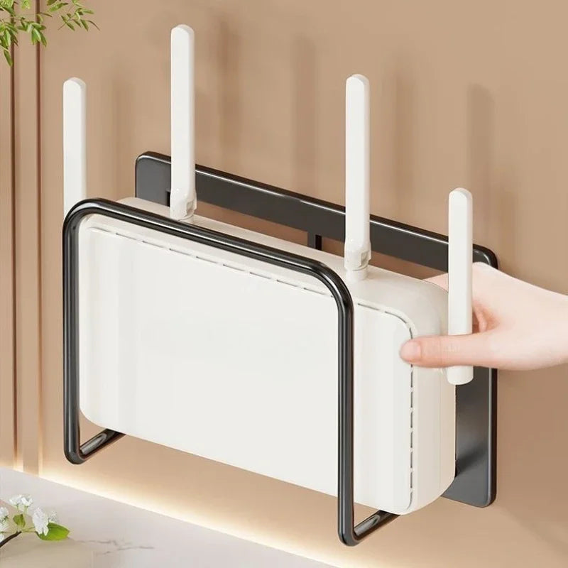Wall Mount Router Shelf – No-Drill WiFi & Storage Holder