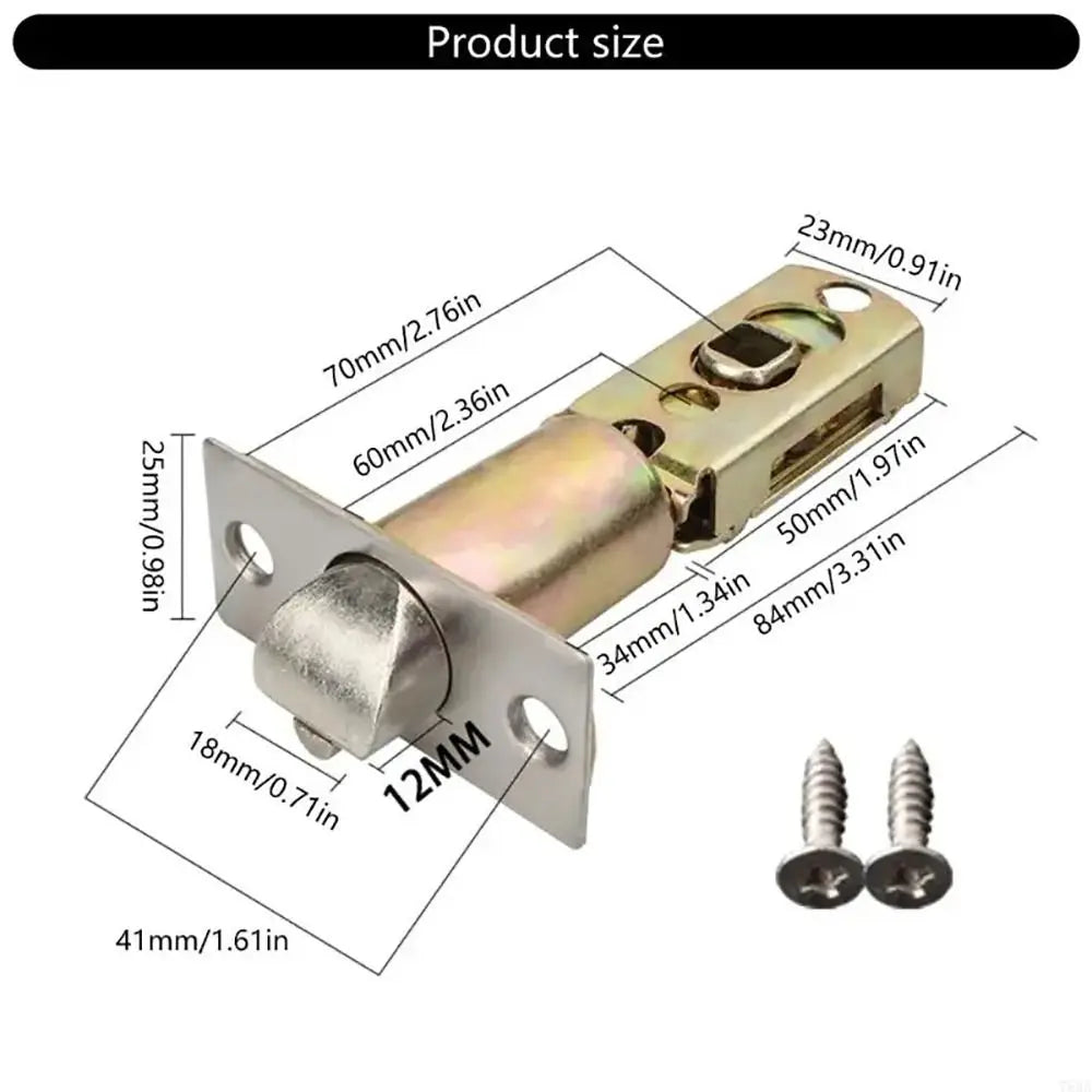 Stainless Steel Door Lock Latch | Privacy Bolt Catch Hardware