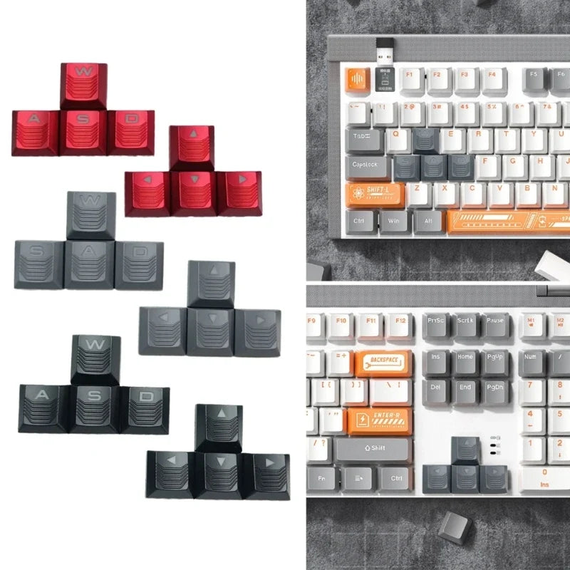 Anti-Slip WASD Gaming Keycap Set – 8-Piece Grip Texture Keys