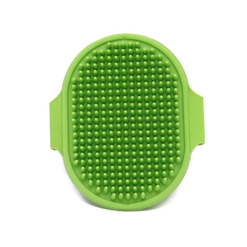 Silicone Pet Bath Brush – Dog & Cat Grooming Massage Comb