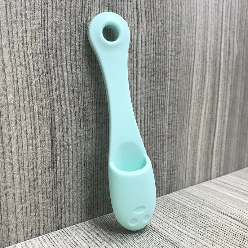 Soft Silicone Cat & Dog Chin Brush – Finger Grooming Scrubber