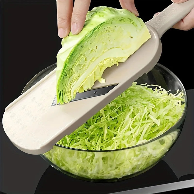 Manual Cabbage Shredder – Stainless Steel Vegetable Slicer