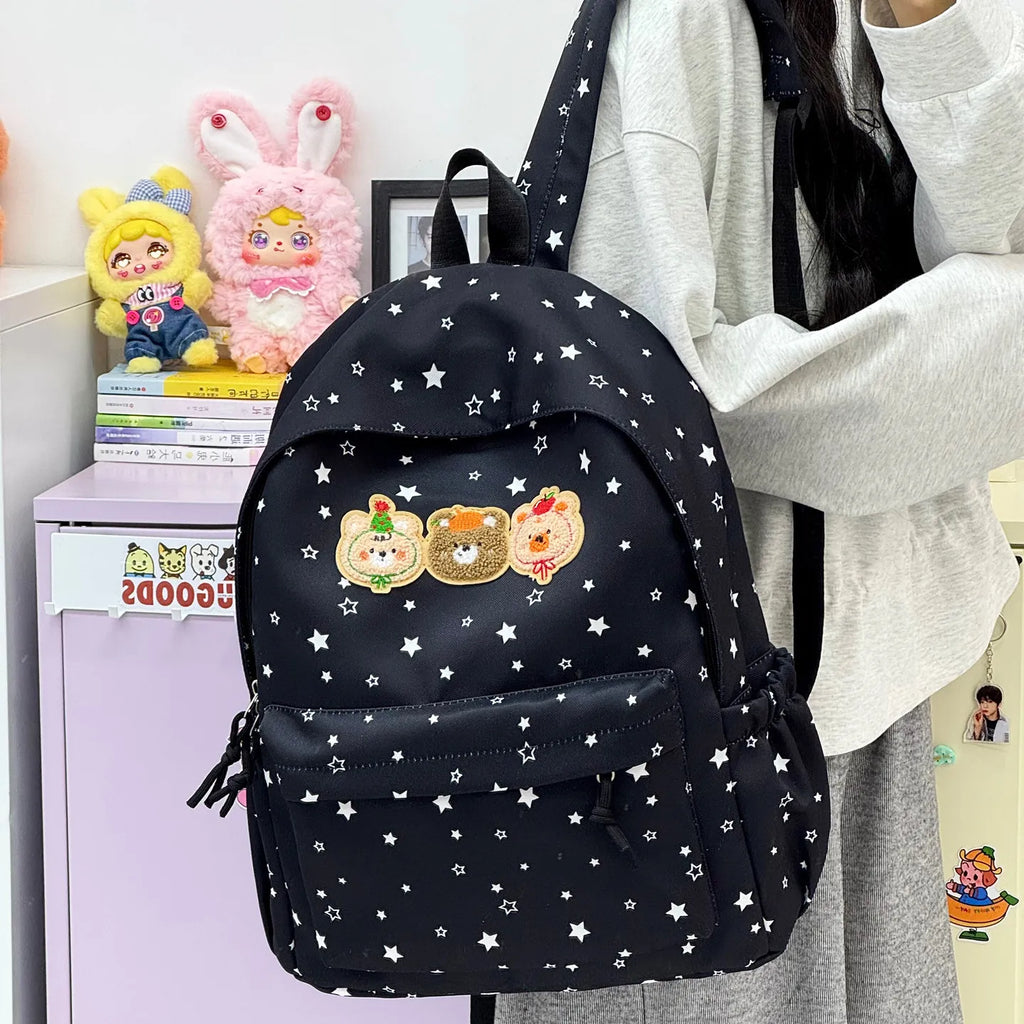 Korean Style Large Capacity Waterproof Backpack for Women