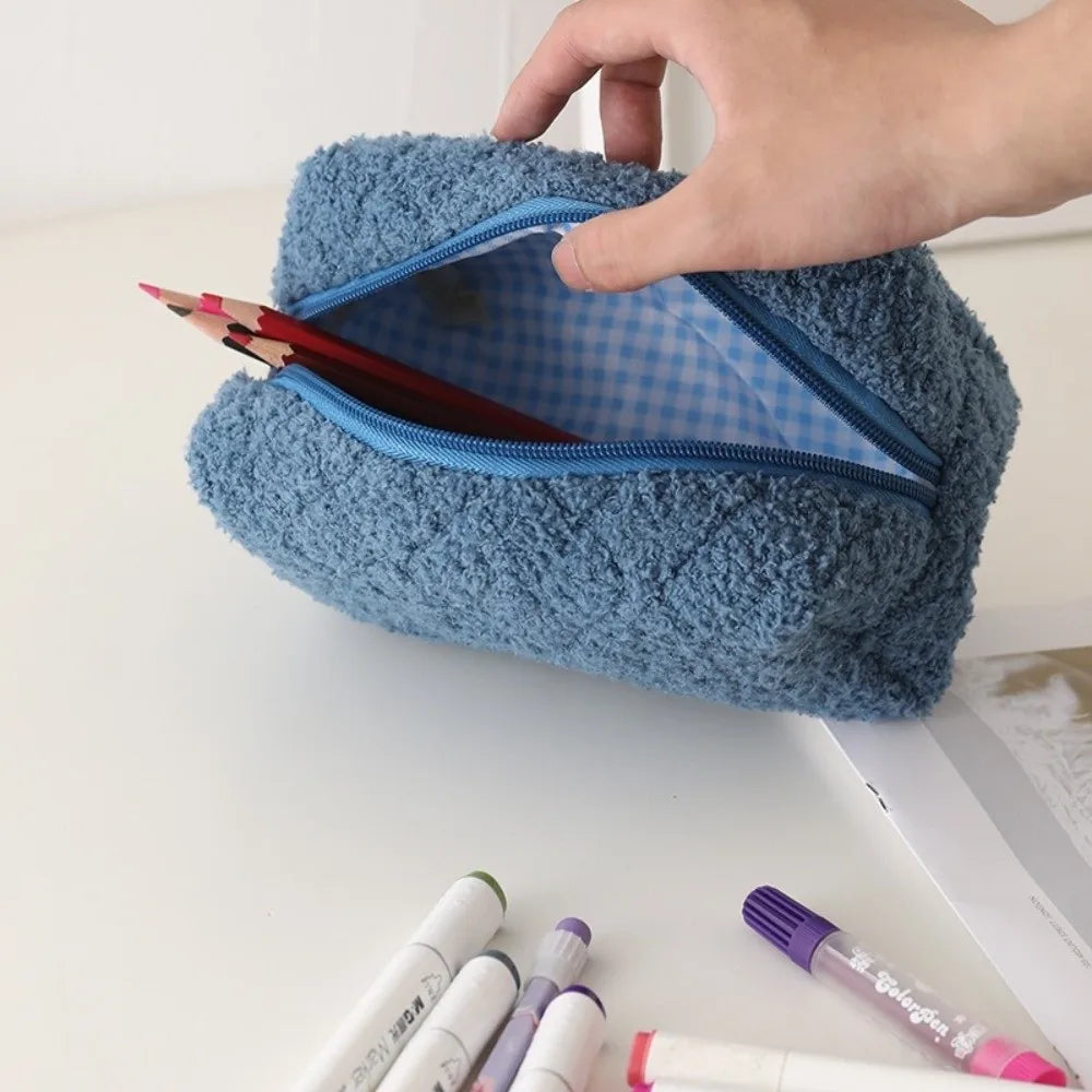 Velvet Makeup Bag Large Capacity Cosmetic Storage Pouch