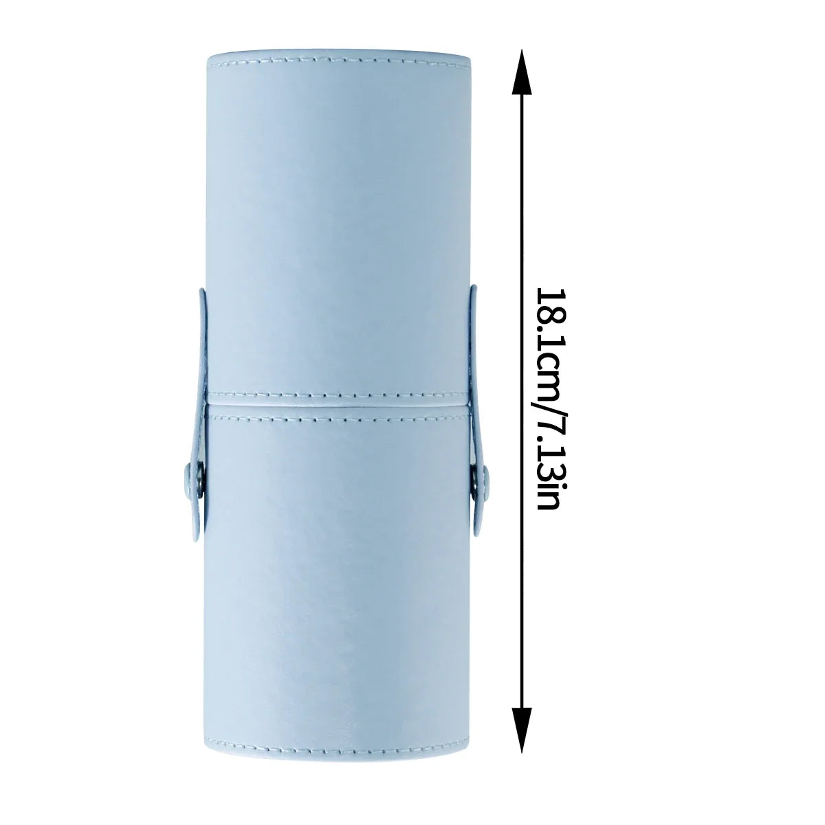 Nixie Blue Makeup Brush Holder Bucket | Portable Organizer