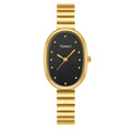 Timetti Women's Oval Quartz Watch – Elegant Daily Timepiece