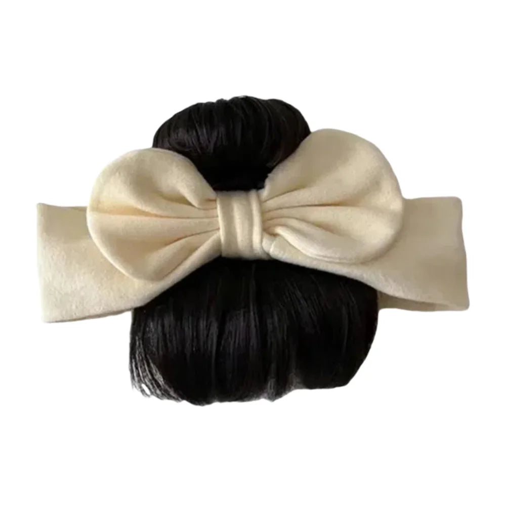 Baby Bangs Wig Headband Bow Knot – Soft Toddler Hairpiece