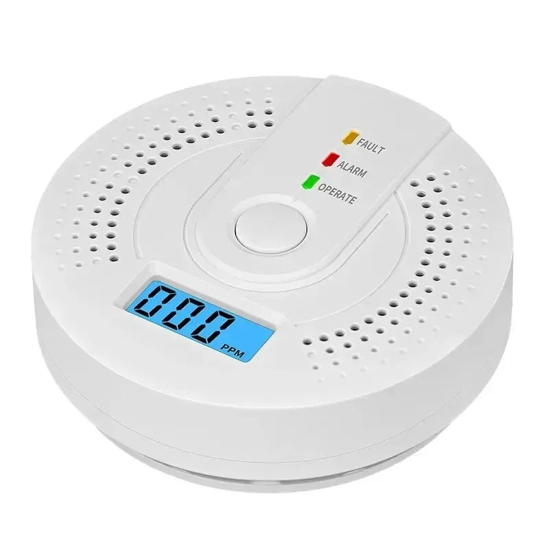 UL2034 CO Detector Alarm – LCD Display, High Sensitivity