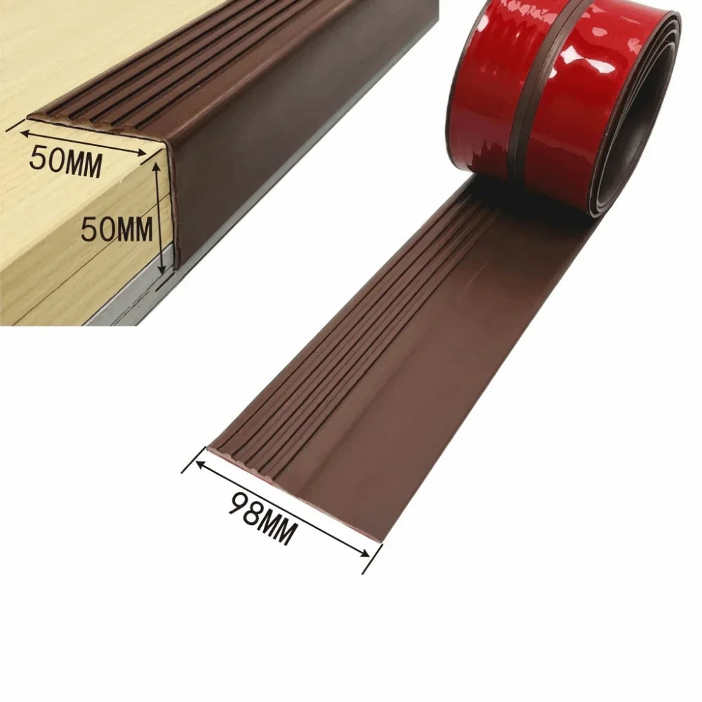 PVC Non-Slip Stair Strip 100cm | Self-Adhesive Step Tread Tape