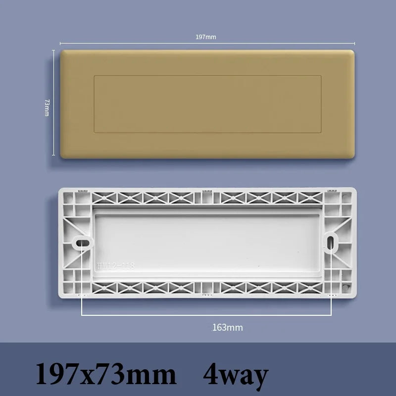 118 Type Blank Wall Plate Cover | Outlet & Socket Panel