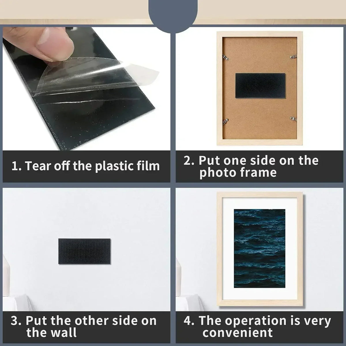 Heavy-Duty Self-Adhesive Hook & Loop Fastener Tape