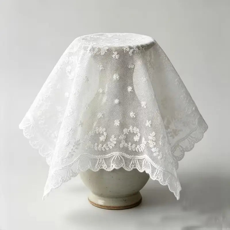 Cotton Lace Trim 15cm – Cream Floral Embroidery Sewing Lace