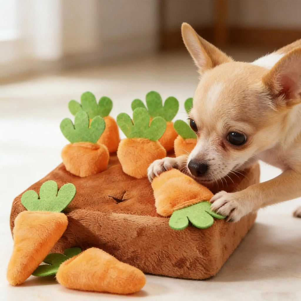 Dog Snuffle Mat Carrot Puzzle Feeding Toy – Dogs & Puppies