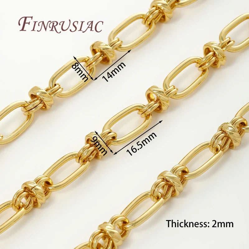 18K Gold Plated Oval Cuban Chain – Bulk DIY Jewelry Supply