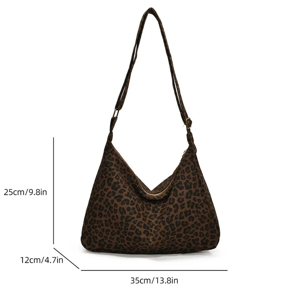 Women's Large Canvas Tote Crossbody Shoulder Bag – Adjustable