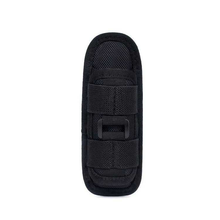 360° Rotatable Nylon Flashlight Holster Waist Pouch Bag