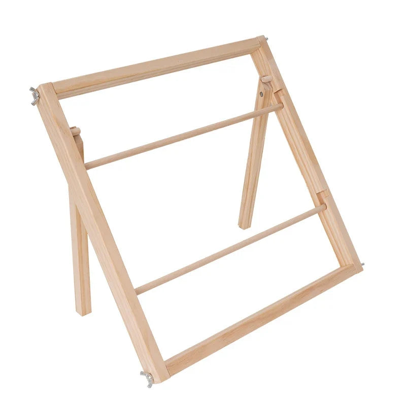 Bamboo Ribbon Storage Display Rack – Yarn & Spool Organizer