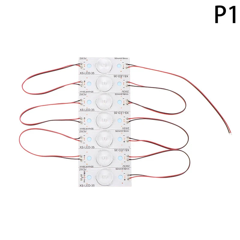SMD LED Lamp Beads 3V 6V TV Backlight Strip Repair Kit 32–65"